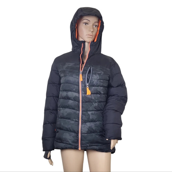 Champion Venture LOFT black Hooded Jacket Large L - Picture 1 of 4